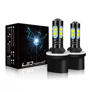 2PC 880 LED Fog/Driving Light Bulb 6000K Xenon White High Power 890 892 893 899 - Picture 1 of 10