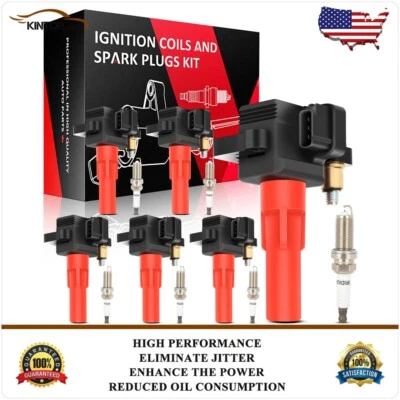 Комплект катушек зажигания и иридиевых свечей зажигания для Subaru B9 Tribeca H6 3,0 л 2006-2007 - Изображение 1 из 4