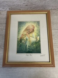 Keith Artista Inglés Cornualles Firmado Montado Impresión Tierra Canción 34.5cm x 28cm - Imagen 1 de 14