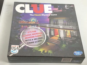 Clue Board Game Second Crime Scene Classic Mansion & Boardwalk 2013 BRAND NEW - Picture 1 of 3
