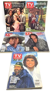 Vintage TV Guide MICHAEL LANDON IDAHO Edition LOT of 5 - Picture 1 of 10