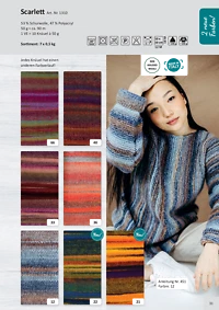 Rellana "Scarlett" 50g warmes Dochtgarn mulesingfrei Schals Loops Mützen Ponchos - Bild 1 von 1