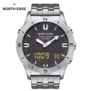 NORTH EDGE Snow Leopard Outdoor-Armbanduhr - Kompass, Barometer, Höhenmesser - Bild 1 von 11