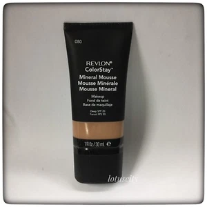 REVLON COLORSTAY MINERAL MOUSSE MAKEUP SPF-20( #080- Deep ) SOFT MATTE FINISH - Picture 1 of 2