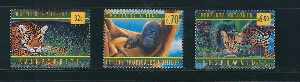 UN SC # NY 735, Geneva 323, Vienna 240 Rain Forest . MNH - Image 1 of 1