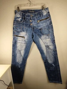 KOSMO LUPO Men's Jeans Designer Pants Denim Zipper Size 31 - Picture 1 of 11