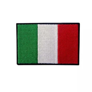 Italian Italy Flag Embroidered Hook and Loop Tactical Morale Patch FREE USA SHIP - Picture 1 of 1