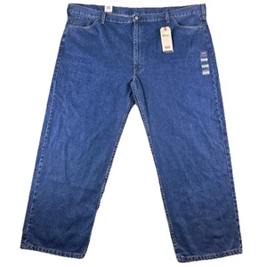 Levis 550 Jeans Mens 56x32 Blue Denim Tapered Leg Relaxed Fit NWT Big & Tall New - Picture 1 of 23
