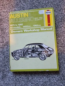Austin Allegro Haynes Manual 1500, 1750, 1.5 And 1.7 1973 To 1982 - Picture 1 of 9