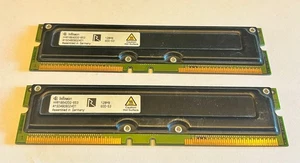 QTY 2 - Infineon HYR166420G-653 128MB Random Access Memory RAM - 256 MB TOTAL - Picture 1 of 2