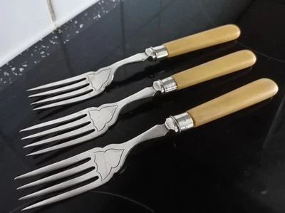 3 excelentes horquillas de cuello de plata maciza Harrison Fisher Sheffield 1918. Foto 1 de 4