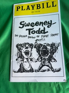 Sweeney Todd Playbill Uris Theatre 1980 - Bild 1 von 6