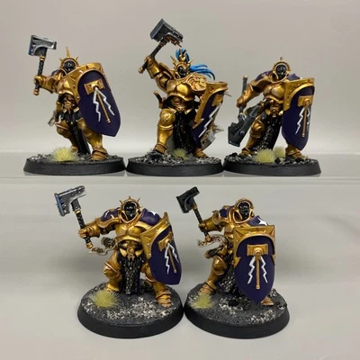 5 STORMCAST ETERNALS LIBERATORS WARHAMMER AGE OF SIGMAR AOS UNIT PAINTED - Image 1 of 3