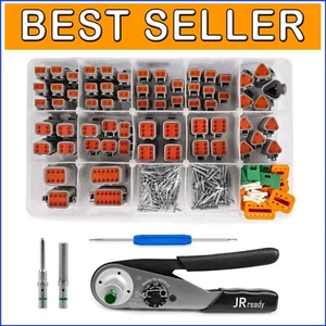 All-in-One Deutsch Connector Set with 4-Way Crimper for Automotive & Marine Use - Picture 1 of 11
