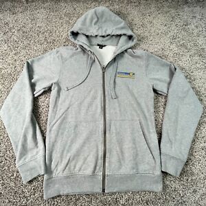 Patagonia Sweater Adult Extra Small Gray White Logo Hoodie Sweatshirt Men *