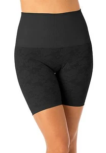 Cortland Shapewear Long Leg Lace Black Banded Shaper Plus Size 48/9XL - Picture 1 of 2