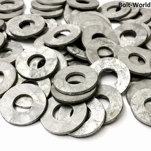 HOT GALVANISED FLAT FORM F WASHERS MILD STEEL TO FIT BOLTS SCREWS BS4320F - Picture 1 of 1
