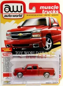 Auto World Muscle Trucks #1 2006 Chevy Silverado SS R4 Version B victory red - Picture 1 of 1