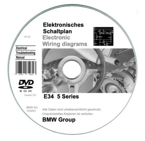 Bmw Serie 5 (E34) ETM Esquemas Eléctricos En CD - Imagen 1 de 4