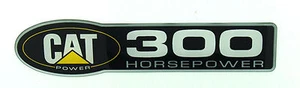 CATERPILLAR CAT DIESEL 300 HP EMBLEM SATIN - Picture 1 of 2