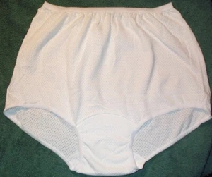 3 Pair Size 13 White 100% COTTON Breathable Honeycomb PANTY USA Made for Vermont - Picture 1 of 2