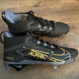 Nike Alpha Menace Elite 4 SB Barkley Men's Size 14 Football Cleats HF4313-001 - Picture 1 of 8