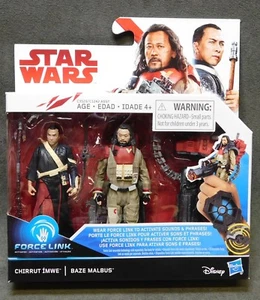 Figura de acción Force Link Star Wars: TLJ - Chirrut Imwe and Baze Malbus 3,75" - Imagen 1 de 3