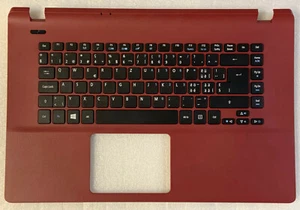 Tastatur Qwertz Schweizer-Deutsch Acer Aspire ES1-520 6B.G2NN2.011 Topcase Rot - Bild 1 von 3