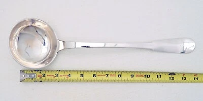 14英寸大号老式法国纯银服务梯子日期1789巴黎 — 第 1/4 张图片