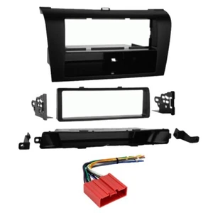 Kit de tablero y cables de instalación de radio Din simple 99-7504 de repuesto para 04-09 Mazda 3 - Imagen 1 de 4