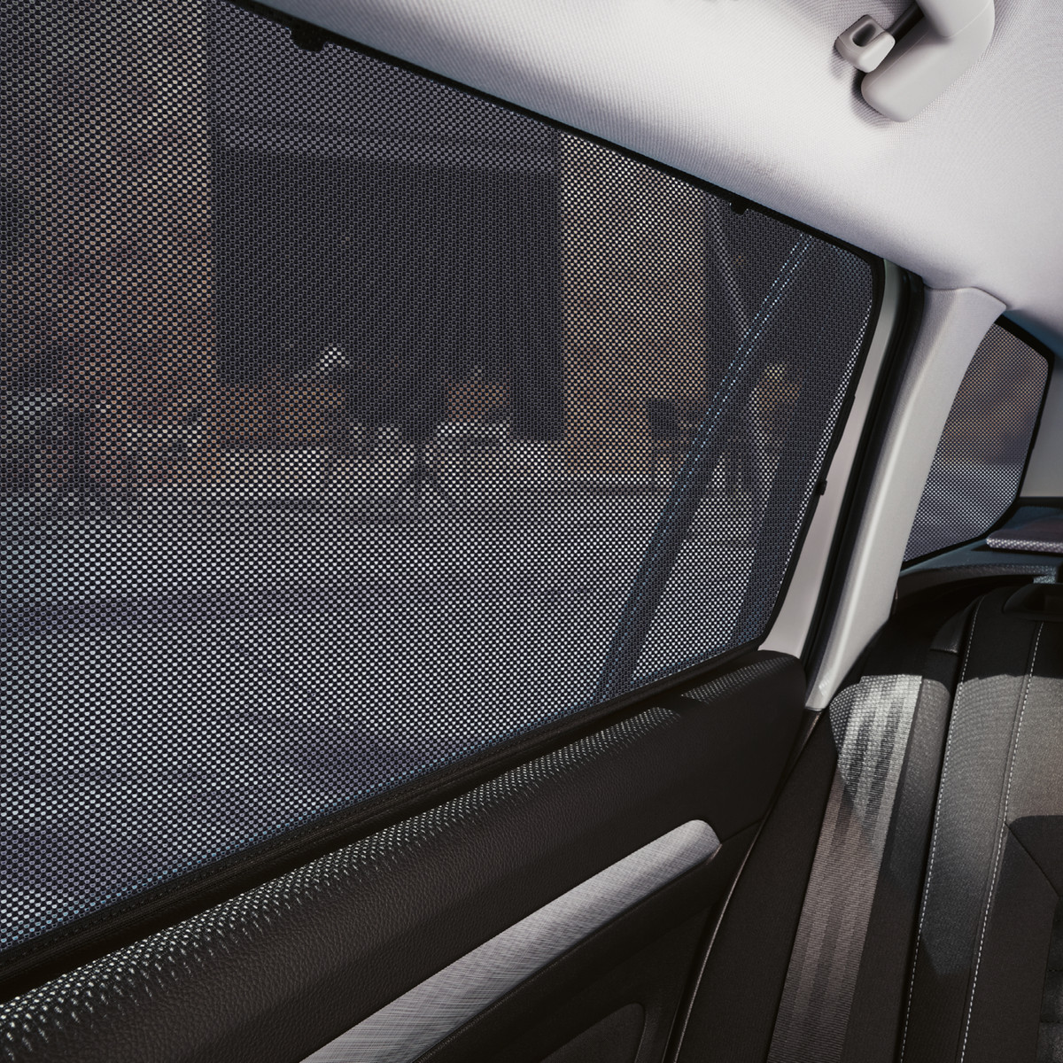 Auto Sonnenschutz Heckscheibe - 100x50cm UV-Schutz Mit Saugnäpfen