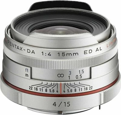PENTAX Limited Lens Super Wide-Angle Focus Lens HD PENTAX-DA15mmF4ED KMount used - Image 1 of 2