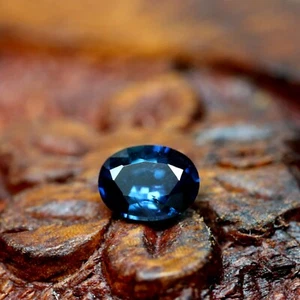 Certified Natural Unheated Teal Sapphire 0.61ct VS Clarity Madagascar Oval 5x4mm - Picture 1 of 4