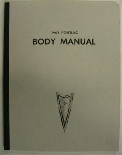 Pontiac 1961 Body Shop Manual de Serviço Catalina Star Chief Ventura Bonneville - Imagem 1 de 1