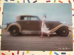 David Hamilton Postkarte Frau am Strand mit Auto Agep 80’er Jahre. Gedruckt in Frankreich Vintage - Bild 1 von 13