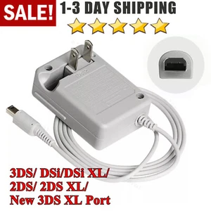 AC Adapter Home Wall Charger Cable Power Plug for Nintendo DSi/DSi LL/XL/2DS/3DS - Picture 1 of 10
