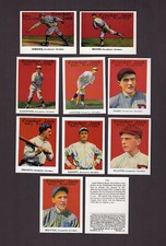 PHILADELPHIA PHILLIES 1915 Cracker Jack E145-2 REPRINT Team Set ~ ALL 10 cards