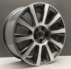 Range Rover L405 Gris 21 " Alliage Roue 9.5J OEM LR079948 Style 1 Véritable X1 - Picture 1 of 19