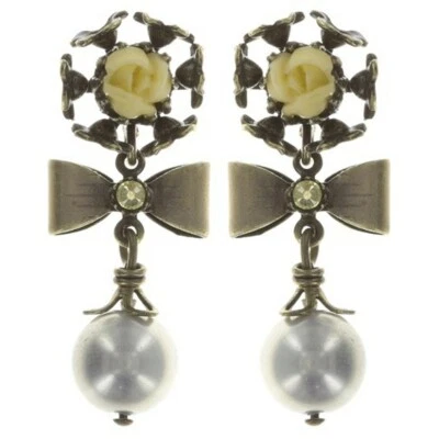 Konplott Ohrringe Arsenic in Old Lace light pastel multi antique small - Bild 1 von 3