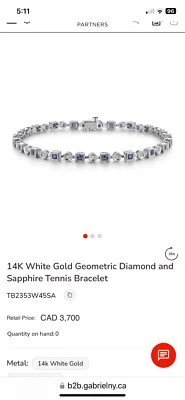 Pulsera Tenis Gabriel And Co Foto 1 de 4