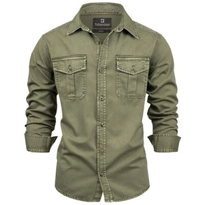 FALKENSTEJN Herrenhemd - Modell Riccaldo - 100% Baumwolle – Vintage Hemd Cargo - - Bild 1 von 15