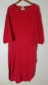 Vintage Victoria's Secret Gold Label Toweling House Dress women size M 80s 90s - Picture 1 of 6