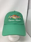 Cayman Islands Caribbean Sea Strapback Cap Embroidered Hat Polyester Green