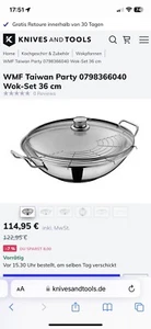 NP 129,00 Euro original WMF Wok Set (3Teile, groß) - Bild 1 von 12