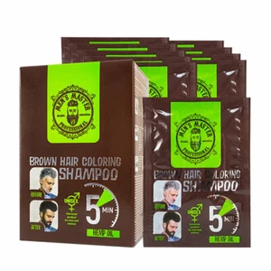 New Men's Master BROWN Hair Coloring Shampoo Cover 25ml Sachet Result in 5 min  - Picture 1 of 5