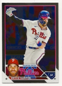 2023 Topps Chrome - #3 Bryce Harper - Picture 1 of 1