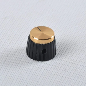 Amplificador de tubo de guitarra estilo mariscal 20 piezas perilla de control amplificador de audio con tapa dorada 1/4" - Imagen 1 de 5