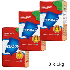 Yerba Mate Taragui Argentina/Argentine Loose Leaf Yerba with Stems (3x1kg) - Picture 1 of 1