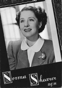 Norma SHEARER - M.G.M.- USA - N & B sur carton velour noir - TBE -Circa 1930' - Foto 1 di 1