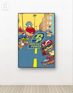 Rocket Power Canvas wall art Piece home decor Portrait gallery - Picture 1 of 7